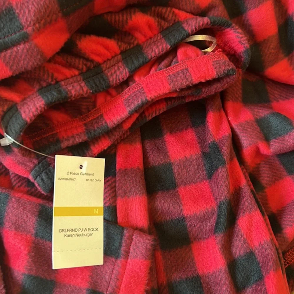 Karen Neuburger New Buffalo Plaid Pjajama Set Medium